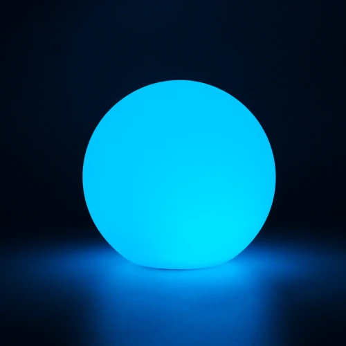 Ø15 cm RGB LED ball - Oppladbar, med fjernkontroll, IP66