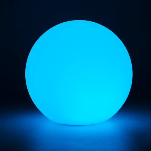 Ø20 cm RGB LED ball - Oppladbar, med fjernkontroll, IP66