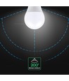 A65 VT-2017 LED 17W E27 - plastpære, Cree-chip, 6500K, 200°, 6 års garanti