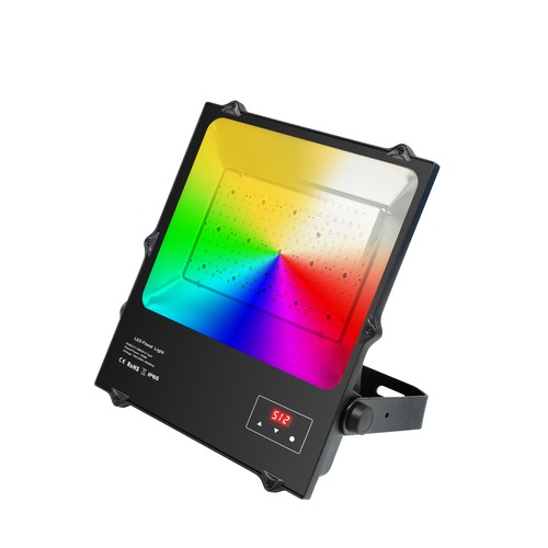 100W RGBW DMX lyskaster - IP65, arbeidslampe, DMX512