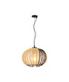 E27 Designer pendellampe - Ø40cm, Matt sort og beige, uten lyskilde