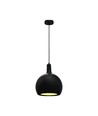 E27 Designer pendellampe, Ø28cm - Sort, metall og keramikk, uten lyskilde, max 60W