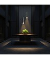 2x5W LED designer pendellampe - Ø15cm, 3000K, Sandy Black