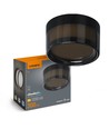9W Rund sort bulkhead vegg-/taklampe - IP65, 111lm/W, RA90, CCT, Ø14cm, utendørs
