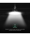 VT-91102 LED UFO highbay 100W - med Cree-chip, 4000K, 135 lm/W, 6 års garanti