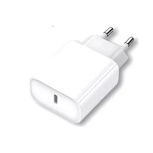 USB-lader 20W - Hvit, USB-C, perfekt for mobil og lamper