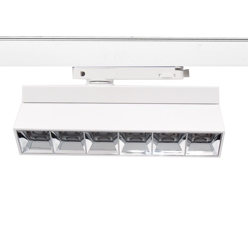 36W 3-faset RA92 LED-skinnespot - 23,5 cm, hvit, justerbar