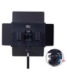 200W LED-lyspanel for foto og video - Inkl. Barndoors, justerbar CCT og 8 effekter
