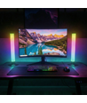2 stk. ambient gamer bordlamper - RGB løpelys, 360° effekt, 33 cm
