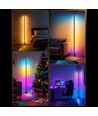 145cm RGBIC+CCT hjørnelampe - Bluetooth, app-styring, fjernkontroll, 11W
