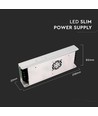 350W / 24V DC strømforsyning til LED - 15A, IP20, Slim design, metallkabinett