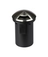 Ø8,7cm MR16 nedgravingsspot, 12V - IP67, rustfritt stål, 1 vindu, uten lyskilde