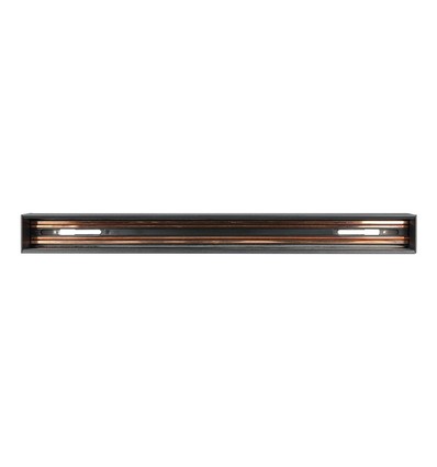 0,5m magnetisk skinne i aluminium - Sort, til magnetiske skinnespots