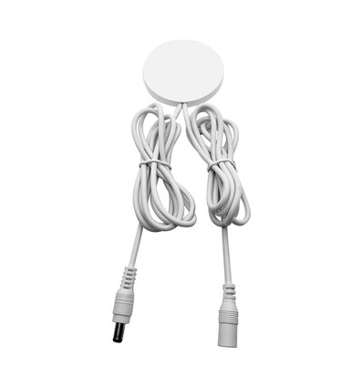 Skjult touch-dimmer for LED-strip - Hvit, 12V (72W), 24V (144W), opptil 2,5cm tykkelse
