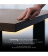 Skjult touch-dimmer for LED-strip - Hvit, 12V (72W), 24V (144W), opptil 2,5cm tykkelse