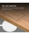 Skjult touch-dimmer for LED-strip - Hvit, 12V (72W), 24V (144W), opptil 2,5cm tykkelse