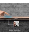 Skjult touch-dimmer for LED - Sort, 12V (72W), 24V (144W), opptil 2,5cm tykkelse