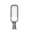 50W LED gatelampe - Ø60 mm, IP65, IK09, grå, 5 års garanti