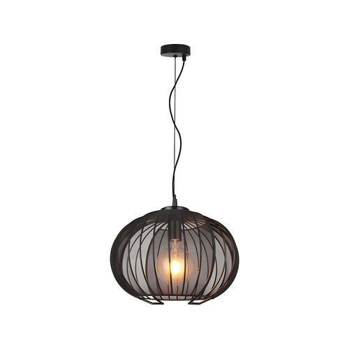 400x350mm VT-89011 hengelampe E27 - dekorativ, matt svart