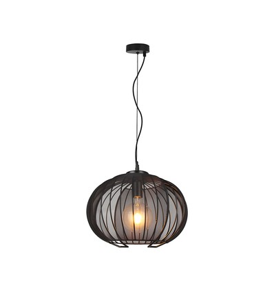 400x350mm VT-89011 hengelampe E27 - dekorativ, matt svart