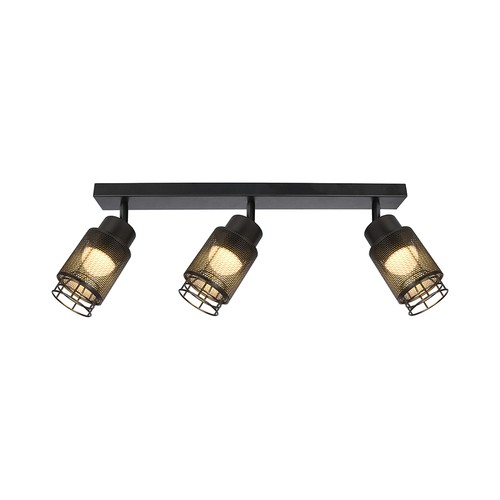 685x211 mm VT-89015 taklampe 3x6W LED - dekorativ, 3000K, matt svart