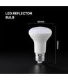 E27 8,5W R63 LED reflektorpære - 806lm, Samsung LED chip, erstatter 60W
