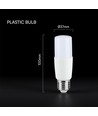 T37 VT-237 LED 7,5W E27 - plastpære, Cree-chip, 4000K, 6 års garanti