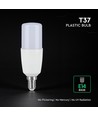 E14 7,5W LED pære - T37, 660lm, 6400K, kald hvit, erstatter 50W
