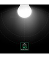 E27 3,7W LED kronepære - G45, 4000K, erstatter 25W