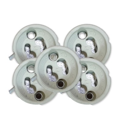 Vt-7888 GU10 - sokkel med silikonledning, pakke med 5 stk
