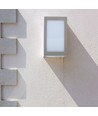 12W LED vegglampe, grå - 750lm, 6400K, kald hvit