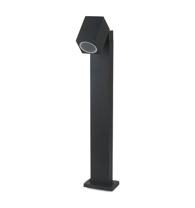 GU10 hagelampe med justerbart hode - Sort, 117cm, IP44, aluminium, uten lyskilde