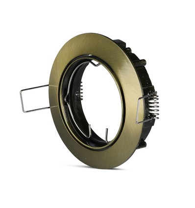 Vt-779 lampe GU10 - rund, gull