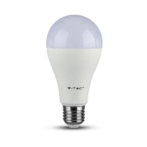 A60 VT-2113 LED 10,5W E27 - plastpære, 4000K, 3 stk./pakke