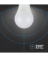 3 stk. E27 10,5W LED pære - A60, 100lm/W, 3-pakning, matt glass