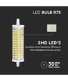 Vt-2118 LED-pære 16W R7S - keramisk, 4000K