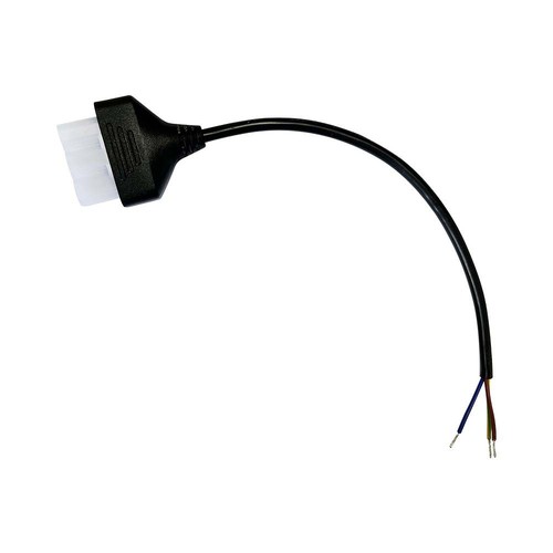 0,3 m strømkabel - svart, 3x0,75 mm²