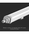 150 cm VT-12049 armatur 48W LED - vanntett, GT-serie, Samsung-chip, 4000K, 120 lm/W