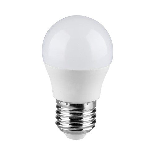 G45 VT-290 LED 6,5W E27 - plastpære, Cree-chip, 6500K, 6 års garanti