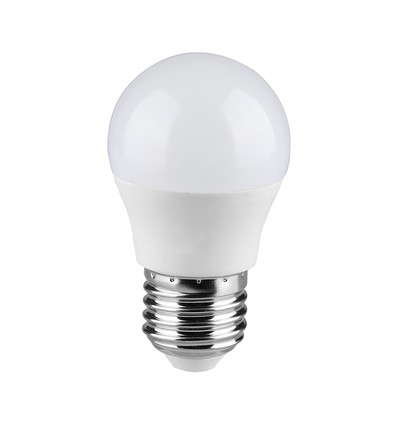 G45 VT-290 LED 6,5W E27 - plastpære, Cree-chip, 6500K, 6 års garanti