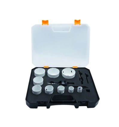 Sett med 15 stk. hullsager - Ø19-64mm, Bi-metall hullsag