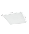 6x LED-paneler 60x60 i ramme - 40W, for direkte montering