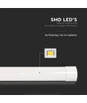 6x 50W komplett LED-armatur - 150 cm, 3 års produsentgaranti, 230V