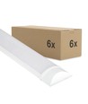 6x 50W komplett LED-armatur - 150 cm, 3 års produsentgaranti, 230V