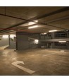 12x V-Tac vanntett 36W komplett LED armatur - 120 cm, 120lm/W, gjennomgangskobling, IP65, 230V