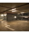 12x V-Tac vanntett 48W komplett LED armatur - 150 cm, 120lm/W, IP65, gjennomgangskobling, 230V