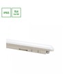 12 stk. 150cm CONNECT LED-armatur Vanntett 50W - 230V, 6000lm, IP65, IK08, 4000K
