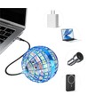 Hover Orb flygende ball med RGB lys - Ø9,5 cm, blå, perfekt for barn og barnlige sjeler