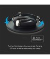 GU10 Downlight - Sort, IP20