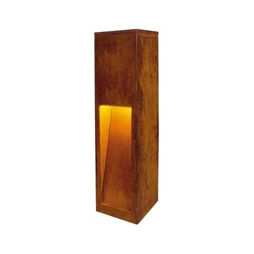 Corten hagelampe - 12W, 50 cm, IP65 utendørs, inkl. lyskilde